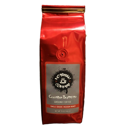 16 OZ Colombia Supremo Coffee Ground(20%off father day sale to June 18)
