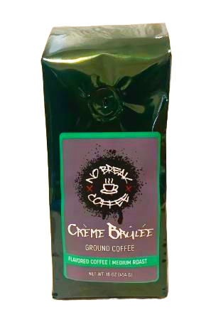 16 OZ Creme Brulee Flavored Coffee Ground(20%off father day sale to June 18)