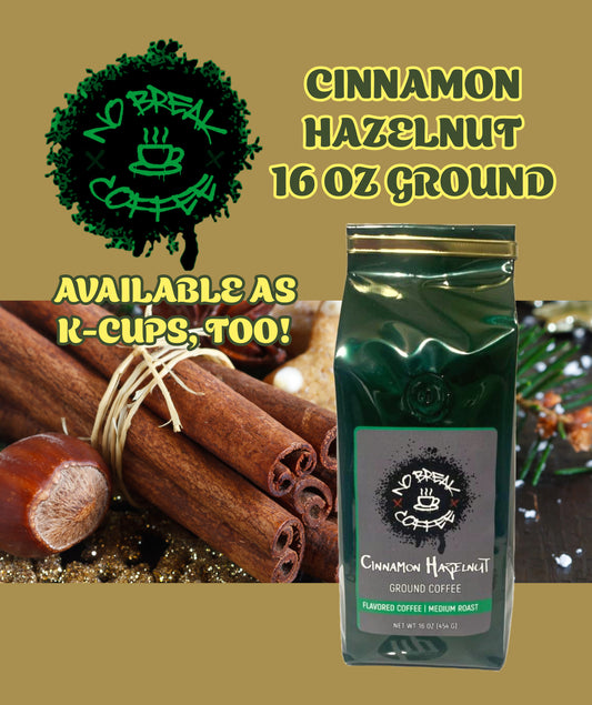 16 OZ Cinnamon Hazelnut Flavored Coffee(20%off