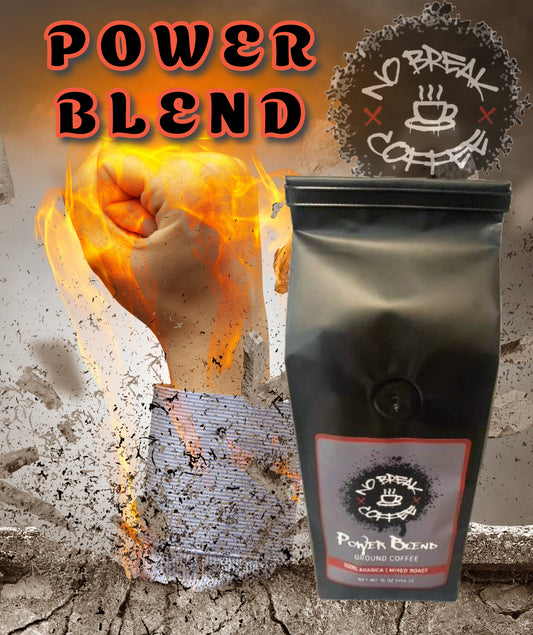 16 OZ Power Blend Coffee Ground(20%off father day sale to June 18)