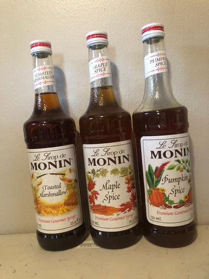 Monin Syrups 750ml - Your Pick